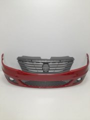 Бампер передний без отверстий под птф Renault Logan фаза 2 2009-2015